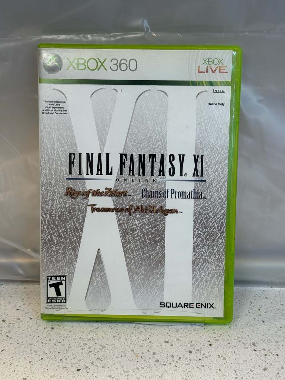 Final Fantasy XI Online: Rise of the Zilart, Chains of Promathia, (Xbox 360)